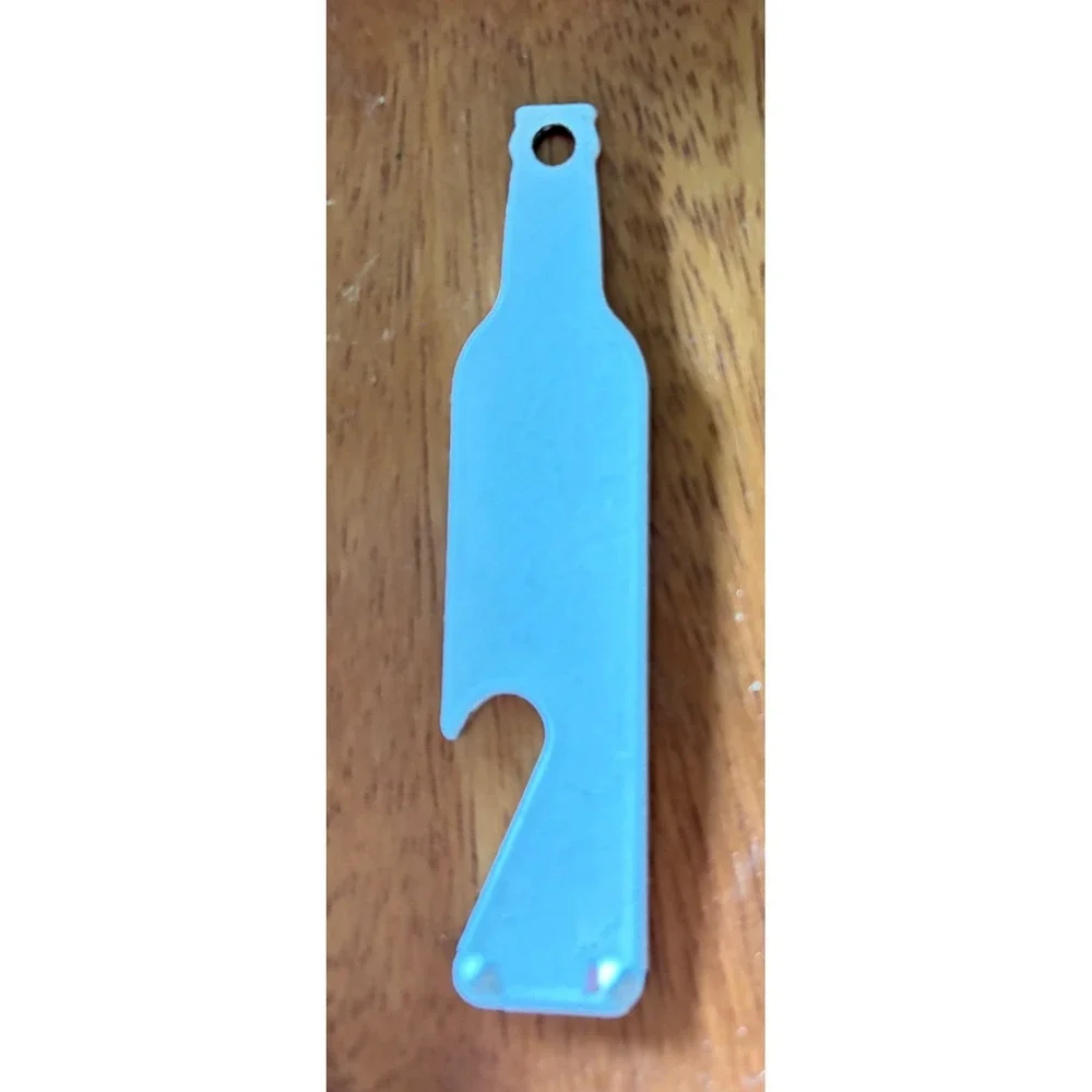 Vintage Bud Light Bottle Opener Can Tab Lifter Keychain Tool Multi-Use Barware